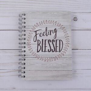 Journal Notepad Notebook Inspirational Feeling Blessed Lined Sheets 6x8.5 in